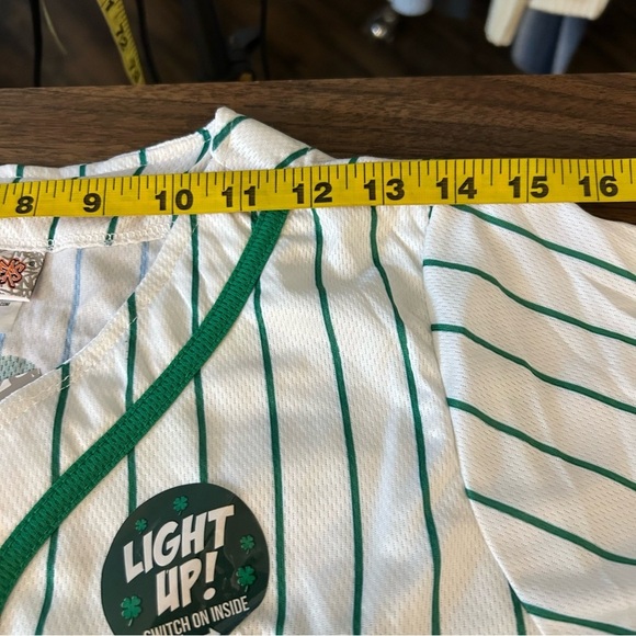 ❤️ NWT Spencer's St. Patrick's Day Clover Wasted #17 Jersey M - Picture 9 of 11